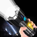 Lanterna LED USB Recarregável 4LED Potente e Durável - EXCLUSIVO LISSHOP