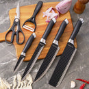 Kit de Facas Profissionais para Churrasco INOX Antiaderente Preta  | Parceiro do Grupo IZESHOP
