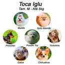 Cama Iglu e Toca Para Cachorro Luppet Luxo Rosa Borboleta Tamanho:G