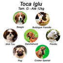 Cama Iglu e Toca Para Cachorro Luppet Luxo Rosa Borboleta Tamanho:G