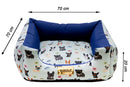 Kit Enxoval Luxo para Cachorro 100% Impermeavel Luppet Azul Cachorrinho LISSHOP