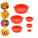Kit com 6 Formas de Silicone para Air Fryer - Lisshop