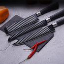 Kit de Facas Profissionais para Churrasco INOX Antiaderente Preta  | Parceiro do Grupo IZESHOP