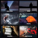 Lanterna LED USB Recarregável 4LED Potente e Durável - EXCLUSIVO LISSHOP