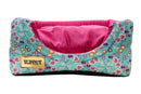 Cama Iglu e Toca Para Cachorro Luppet Luxo Rosa Borboleta Tamanho:G