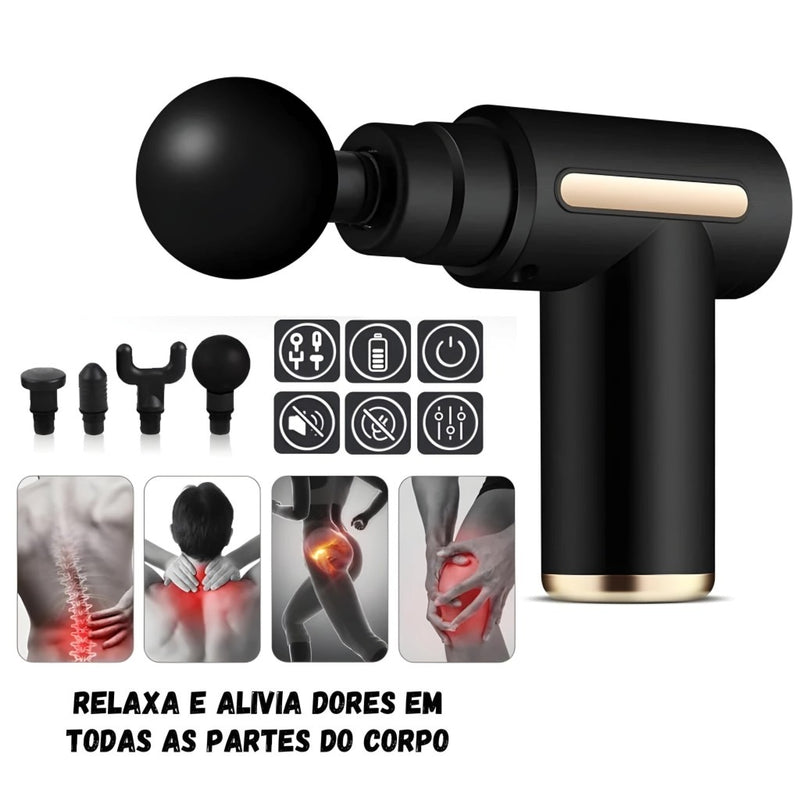 Massageador Elétrico Profissional 4 Em 1 Portátil - LISSHOP