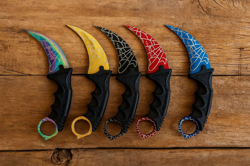 Faca Curvada Spider Full Tang Com Bainha Luatek - Lisshop