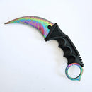 Faca Curvada Spider Full Tang Com Bainha Luatek - Lisshop