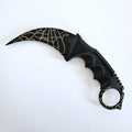 Faca Curvada Spider Full Tang Com Bainha Luatek - Lisshop